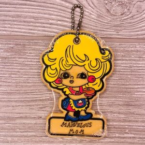 New Vintage 70s/80s marvelous mom plastic key chain accessory